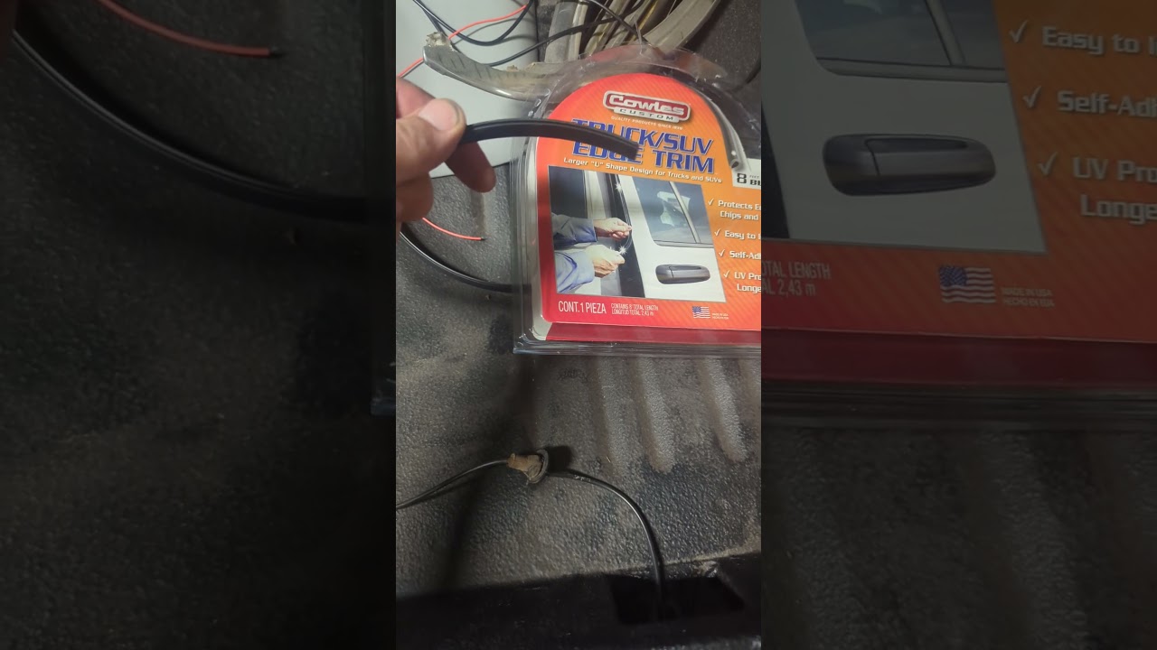 I like the added safety of covering sharp edges when running wiring. I use edge trim.