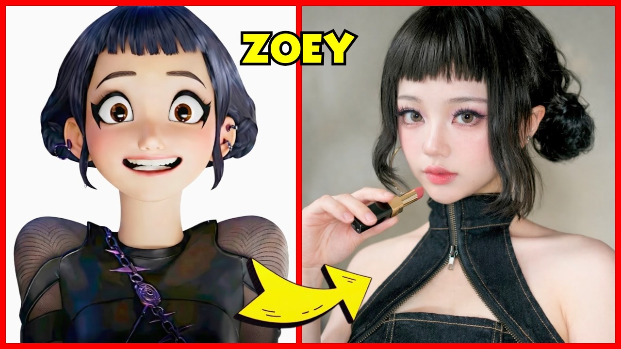 KPOP-версия «Охотников на демонов» в реальной жизни (TikTok)~🎵Угадайте персонажей KPOP-сериала «О...