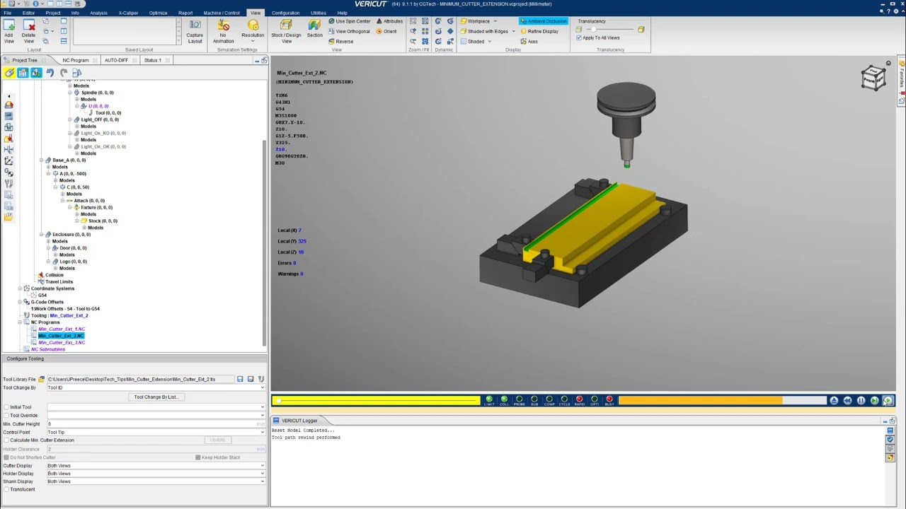 Tech Tip: Calculate Minimum Cutter Extension