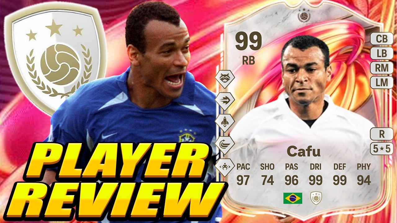 НИЧТО НЕ ПРОЙДЕТ МИМО ЭТОГО ПАРНЯ! 🧱🇧🇷⚡ Обзор 99 FUTTIES Icon Cafu! ЛУЧШИЙ ПРАВЫЙ защитник в FC 26?!