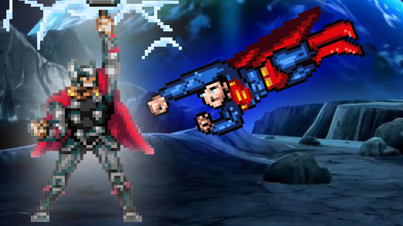 Thor VS Superman In Jump Force Mugen v10