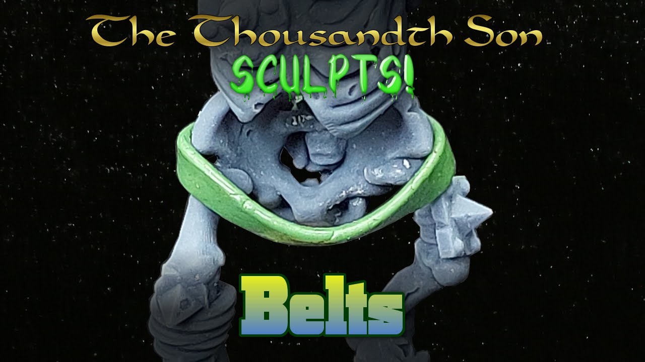 Warhammer sculpting tutorial - Belts