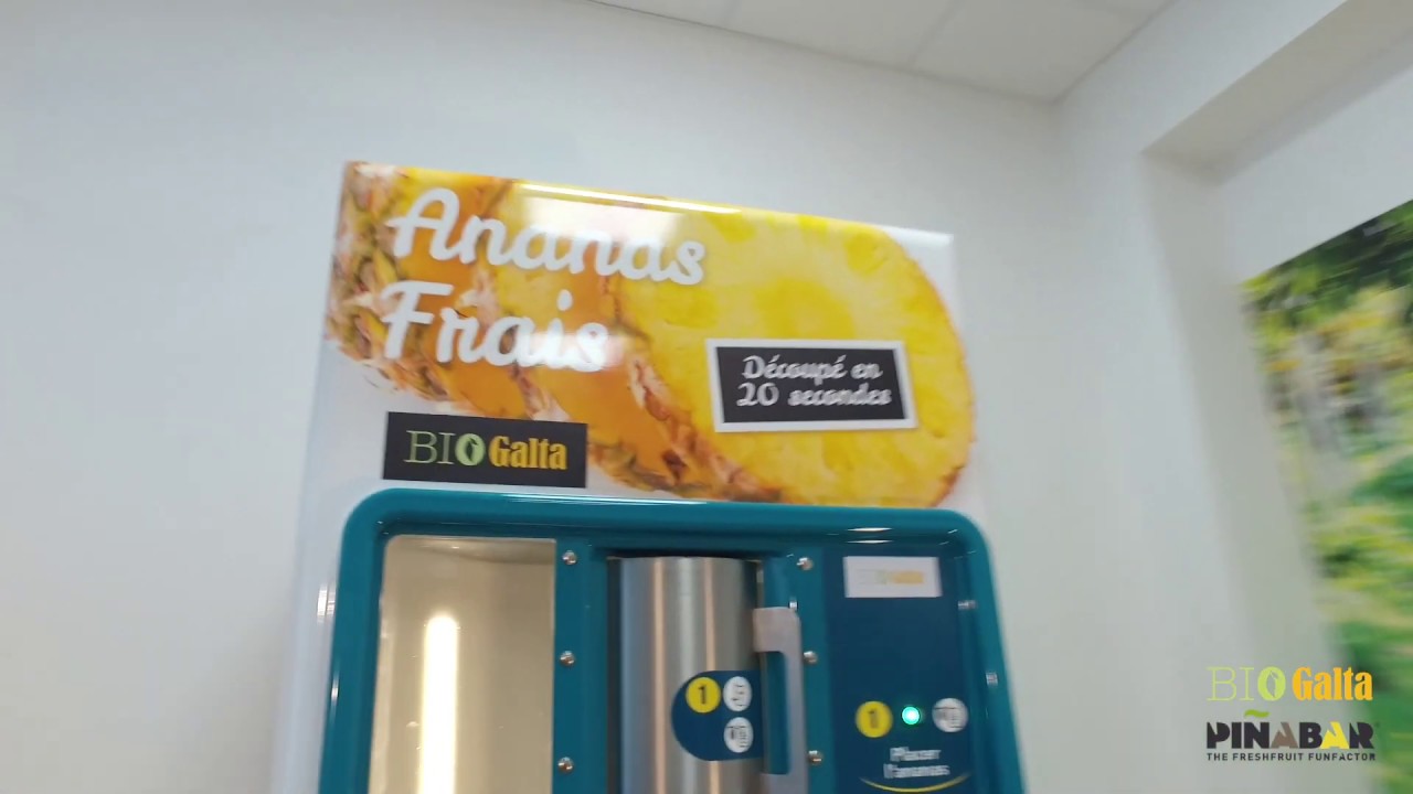 PIÑABAR : CORTA Y PELA LAS PIÑAS EN 20 SEGUNDOS!