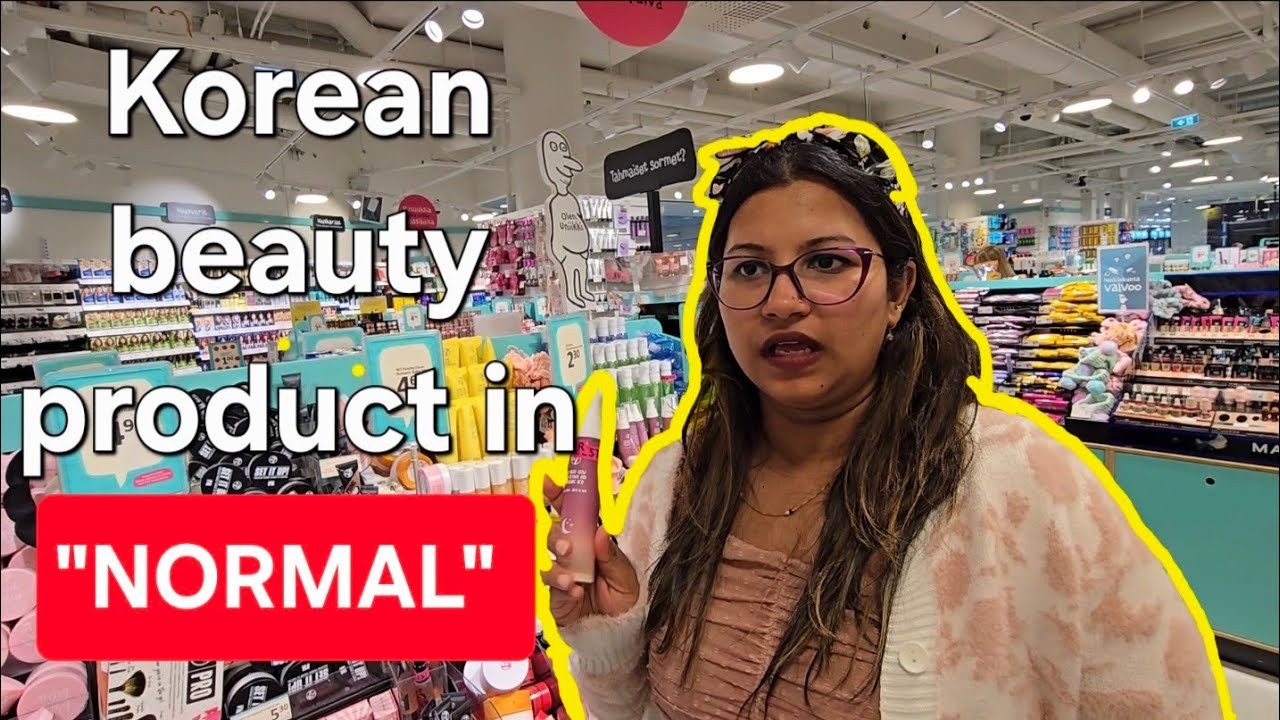 'Normal' Cosmetic shop in Finland|Korean beauty products shopping |#finland#helsinki#koreanskincare