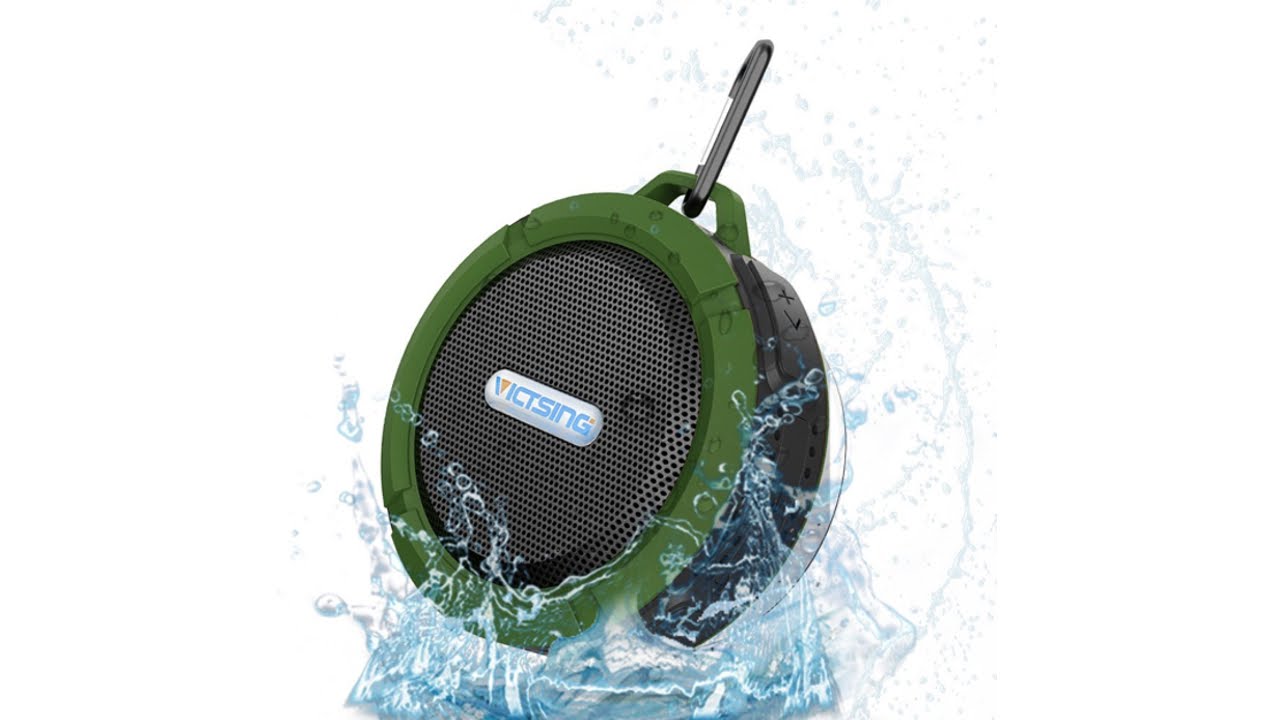VicTsing Wireless Bluetooth Waterproof Outdoor & Shower Speaker