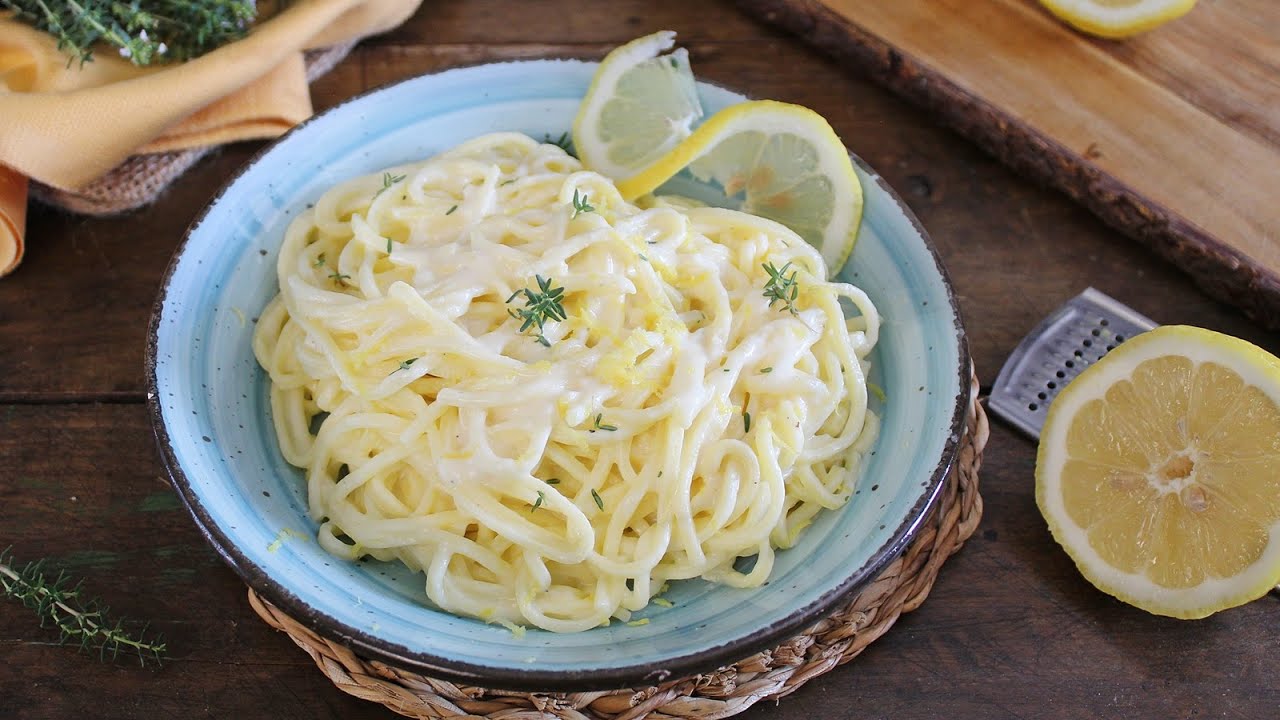 IL PRIMO PIATTO PIU' VELOCE DI SEMPRE: Tagliolini al limone🍋 - La cucina di Rita