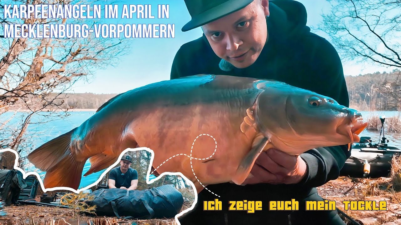 Karpfenangeln im April in Mecklenburg-Vorpommern | Ich zeige euch Mein Tackle(Reupload)