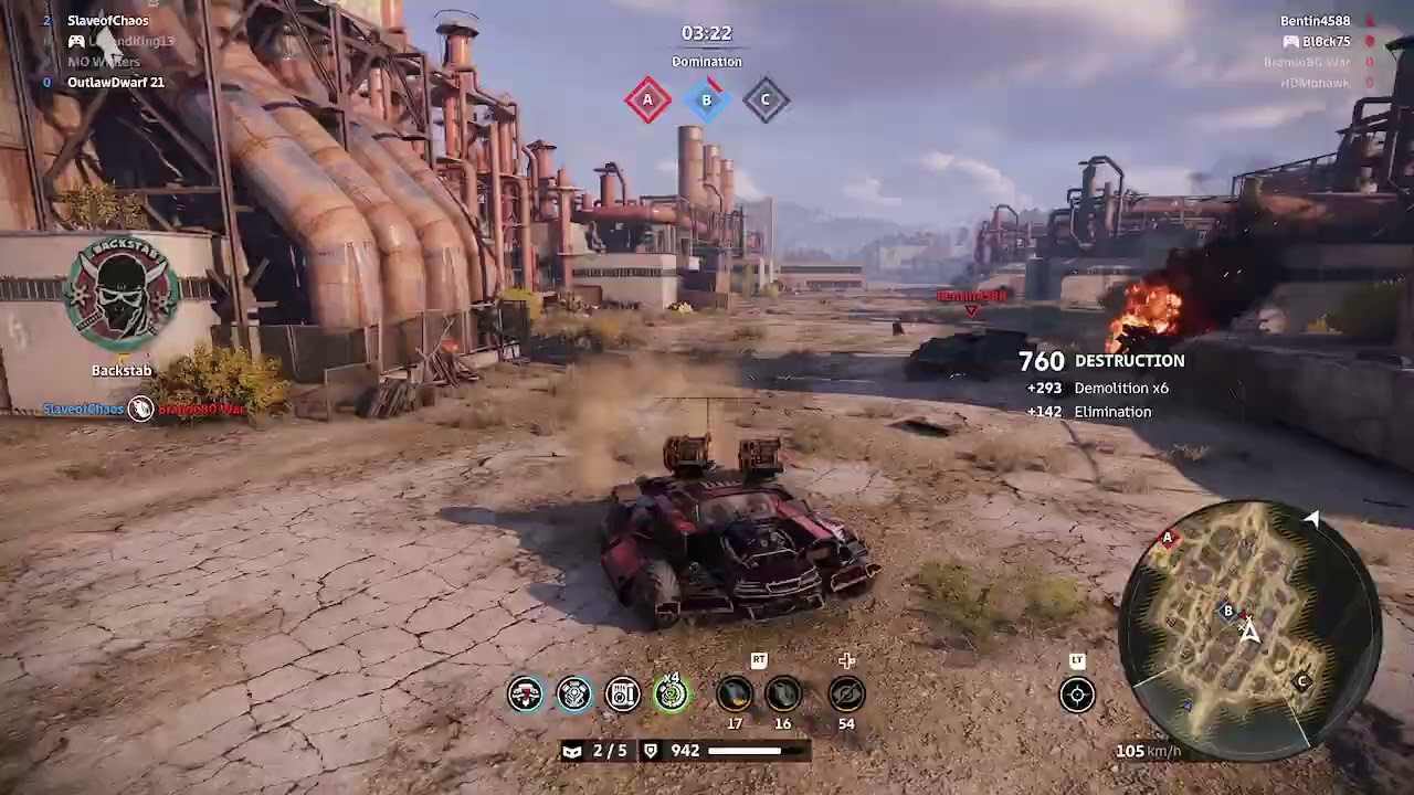 Crossout, hunting dogs with dooms
