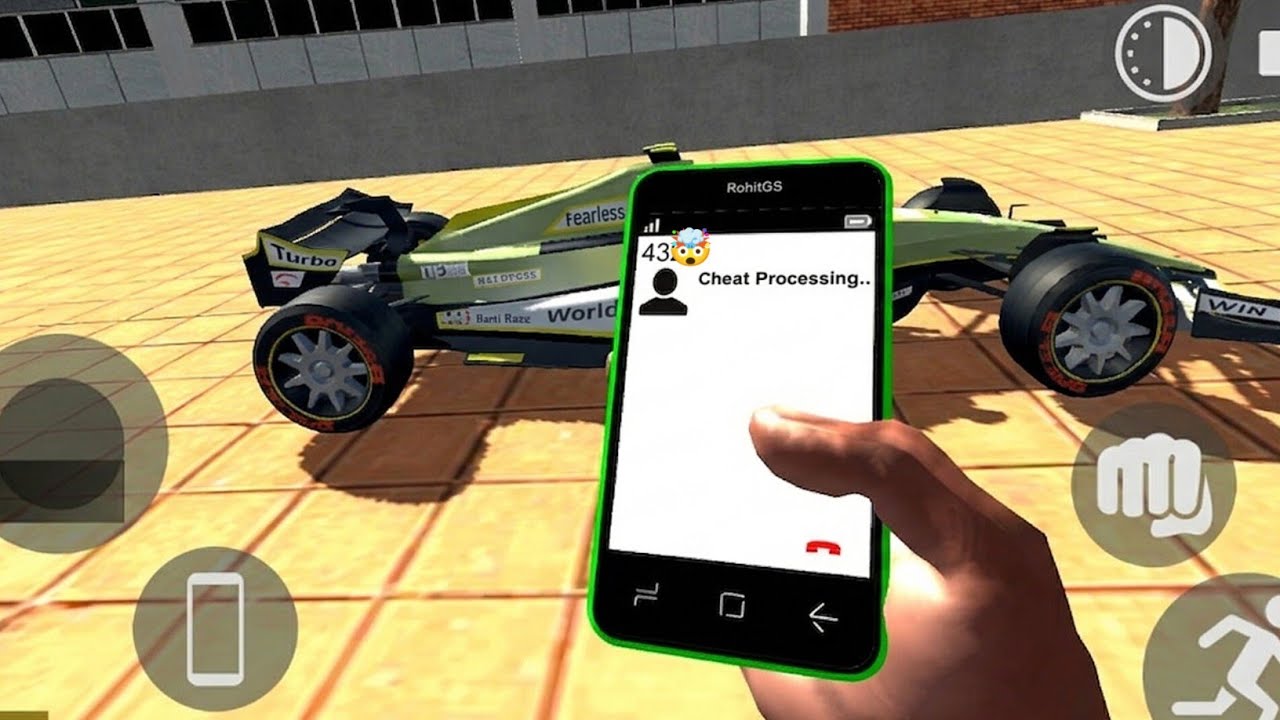 New F1 Car And Weapon Wheel Cheat Code In Indian Bike Driving 3D 