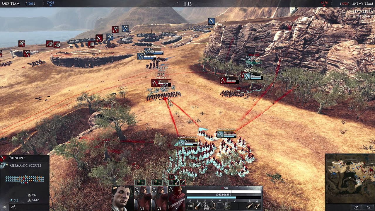 Total War: ARENA - Caesar - Match 231 (Live) (Closed Alpha)