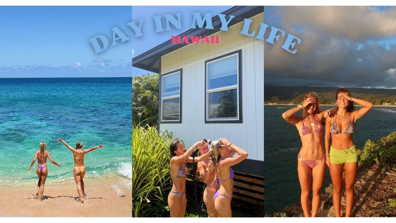 Day in my Life Living in Hawaii!!! - sunrise, beach, cooking!