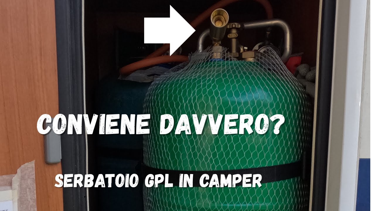 Serbatoio GPL ricaricabile in camper 🚐
