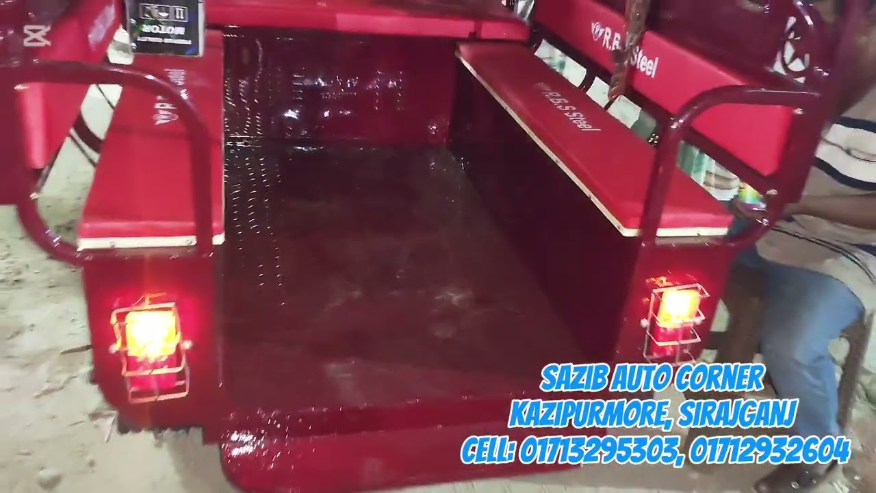 ডায়নামিক গ্লাস ফুলছাদ মিশুক ট্রলি ১৪ চাকা চায়না কন্ডিশন। সজীব অটো কর্ণার, সিরাজগঞ্জ।