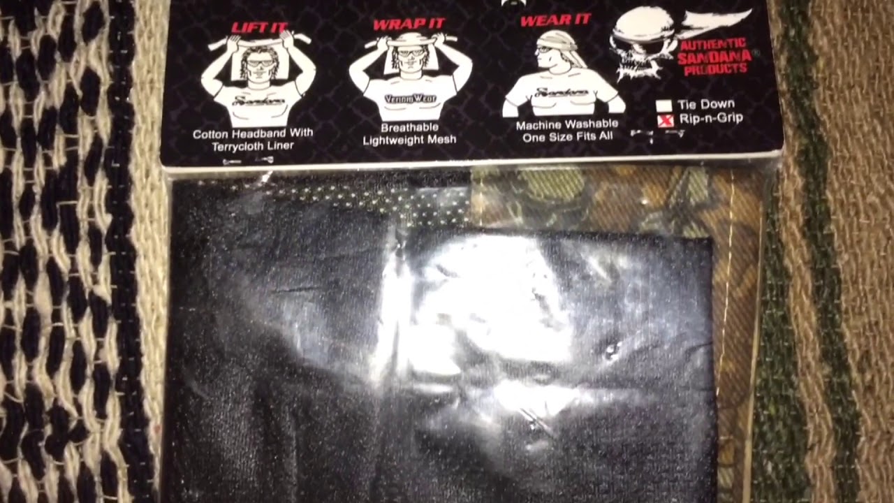 Brown Sandana Venomwear Proline Headwrap Unwrapping