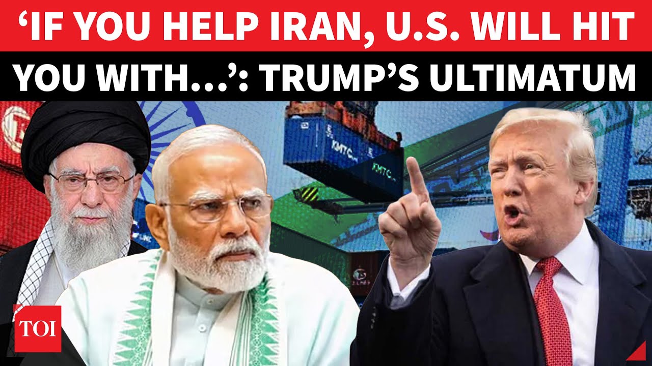 &lsquo;Help Iran, Face&hellip;&rsquo;: Trump Threatens To &lsquo;Strangle Backers&rsquo; As US Plans Attack; India, China Warned