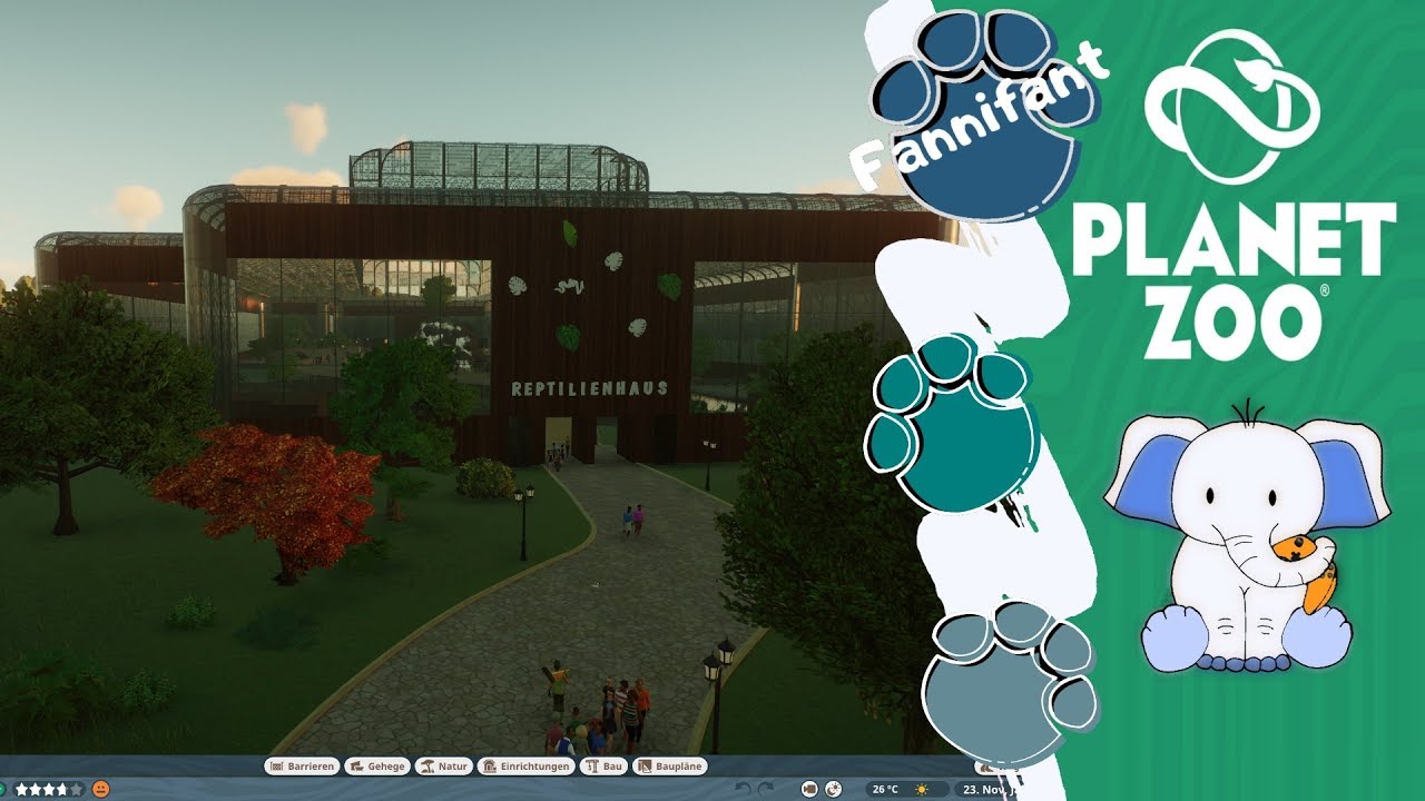 Planet Zoo Speed Build - Reptilienhaus bauen | Let&acute;s Speedbuild [deutsch/german]