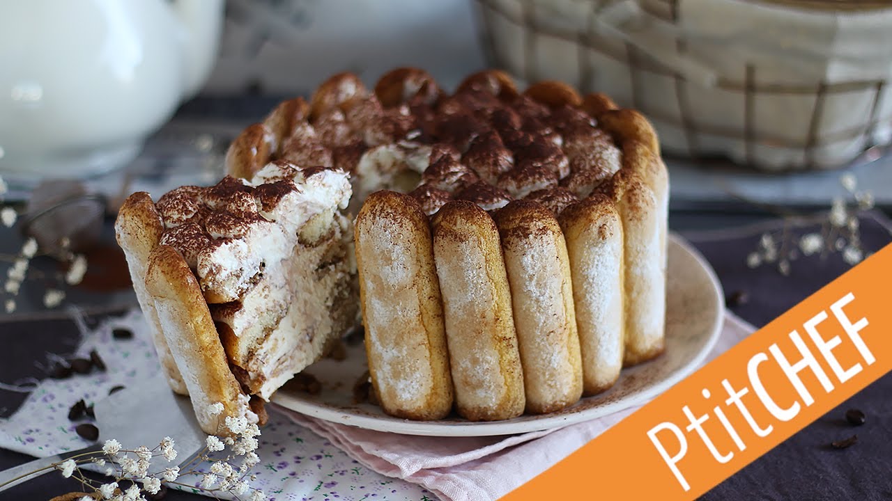 CHARLOTTE TIRAMISU : quand on décide de mixer nos deux desserts préférés !