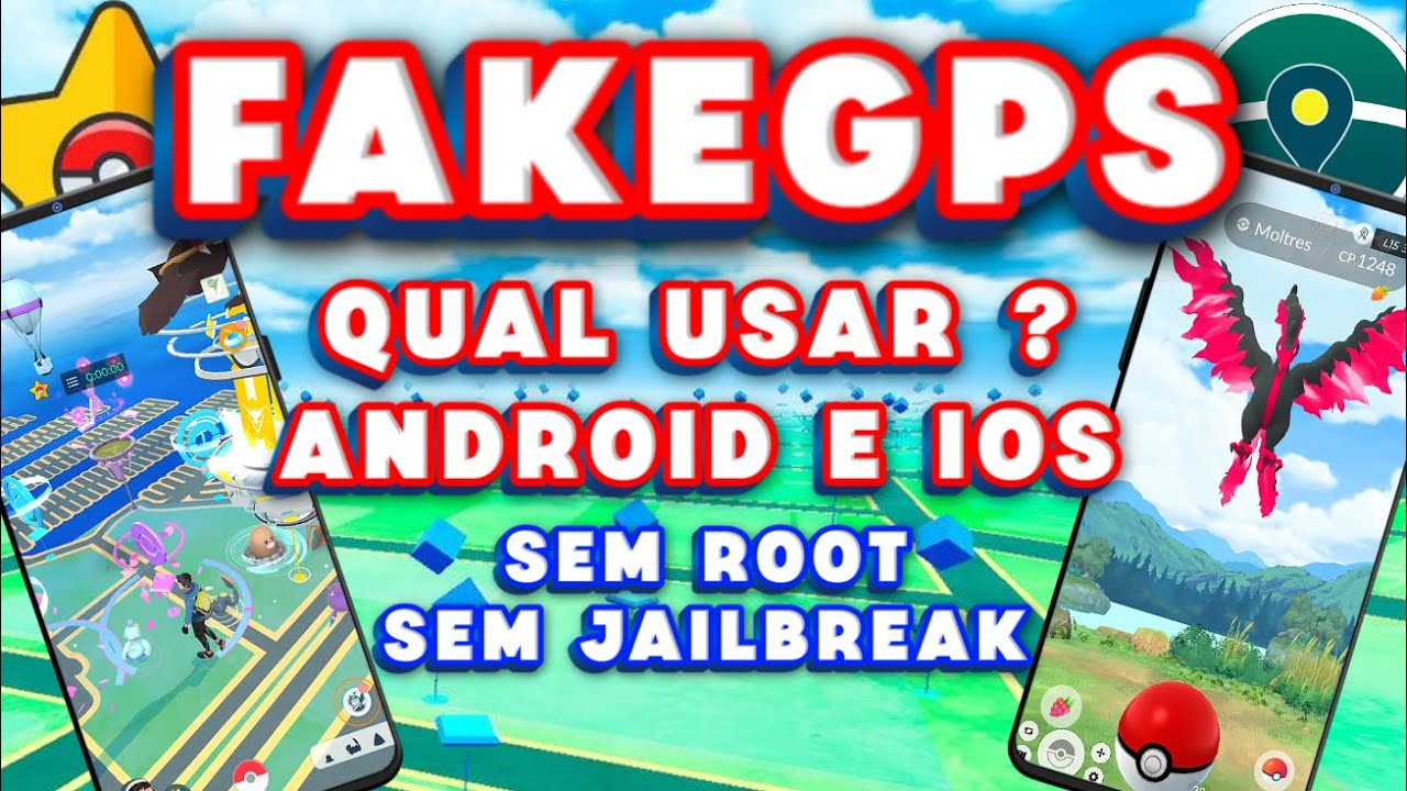 Quais os FAKEGPS Para USAR no POKEMON GO ! ANDROID e IOS ! SEM ROOT ! DICAS SEGURANÇAS e BANIMENTOS