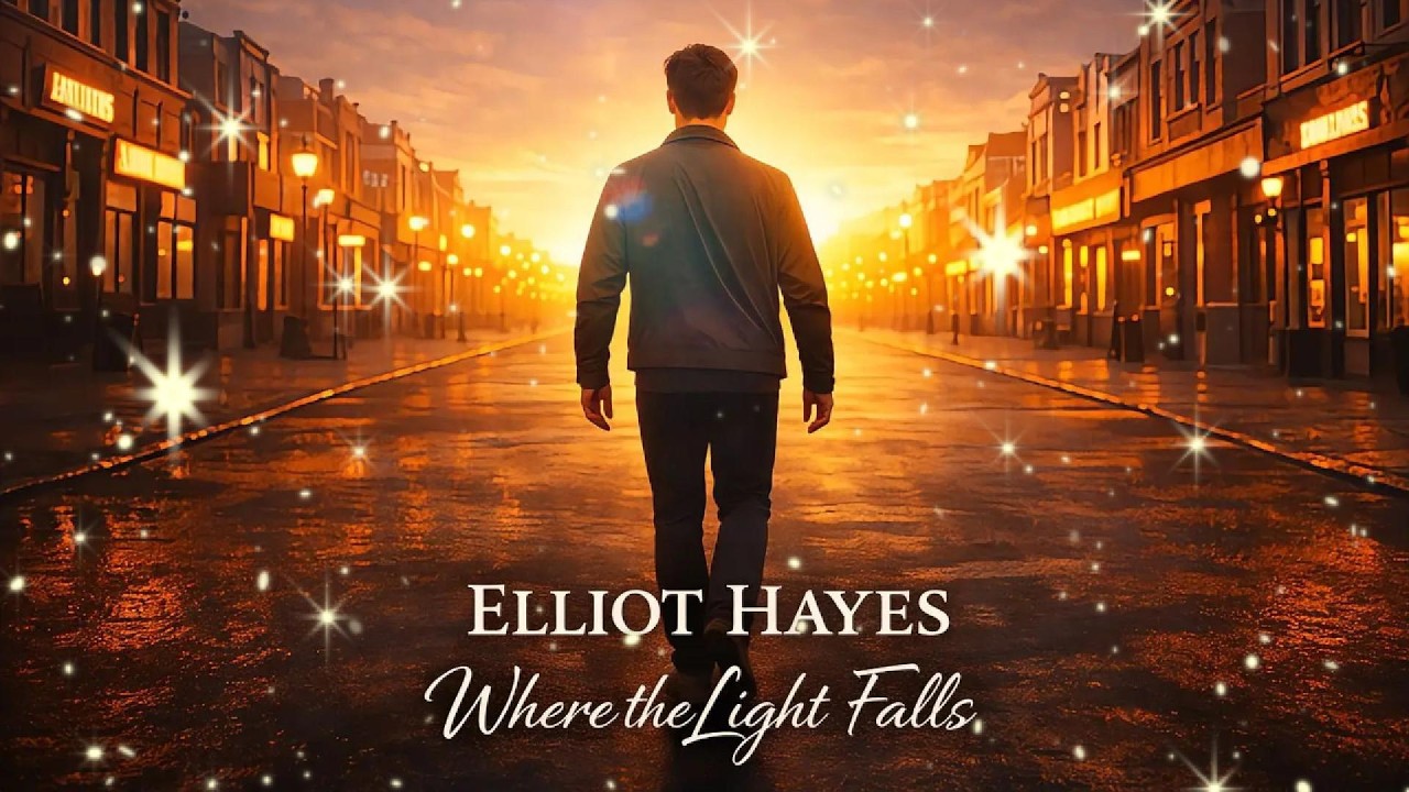 Where The Light Falls - Elliot Hayes (Official Lyric Music Video) #music #lyrics #popballad