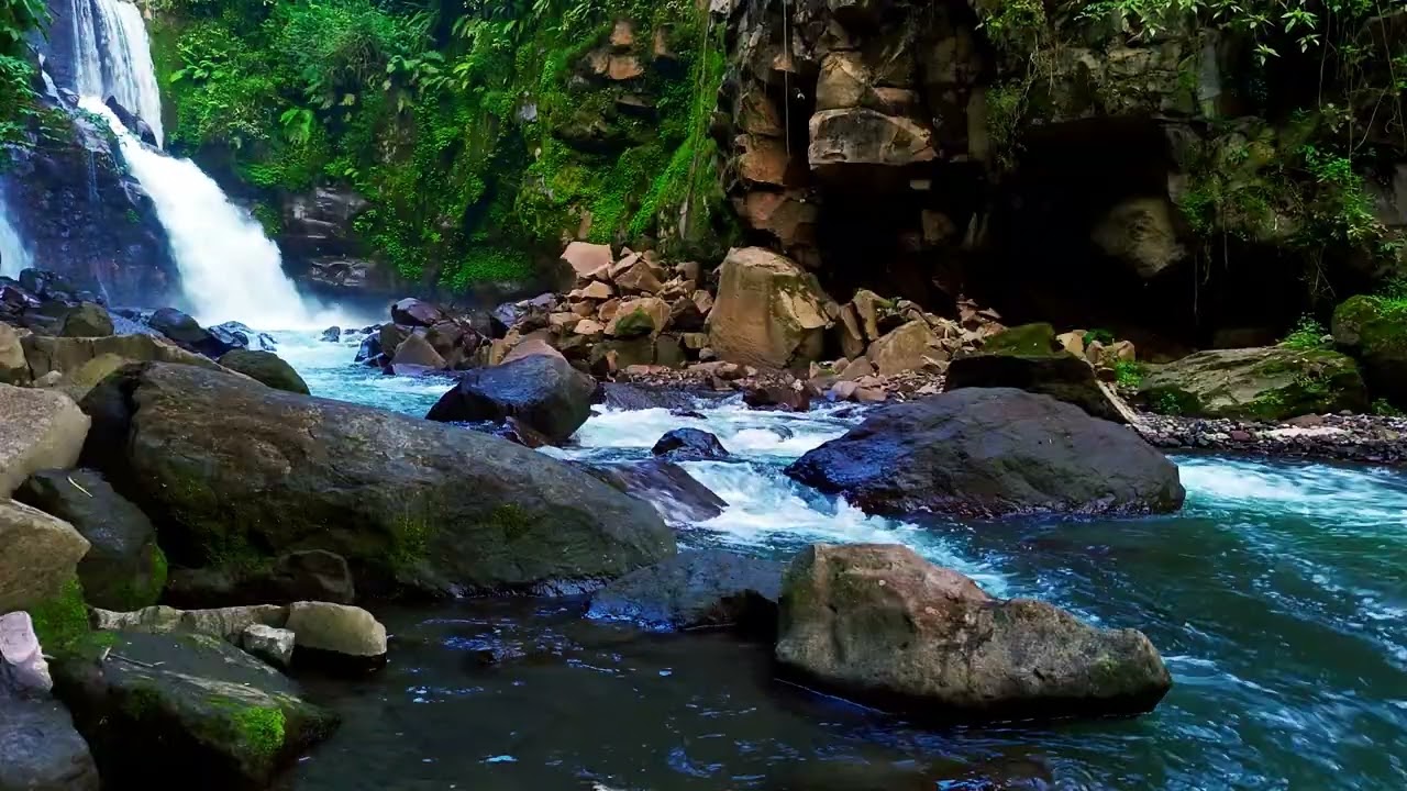 Waterfall White Noise - Relax and Sleep with Nature's Vibe | sleep - relax - enjoy life - ASMR