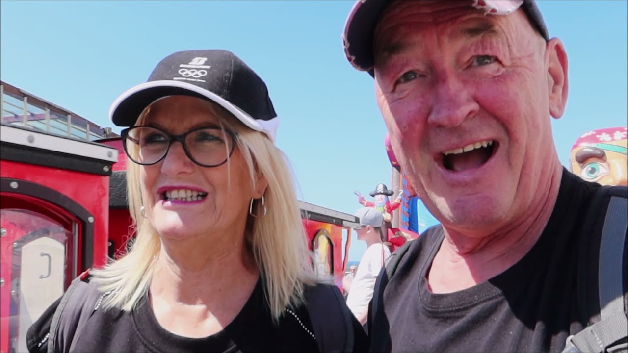 Blackpool day out with Geoff & Cheryl from Cilla Black's 80's Blind Date show
