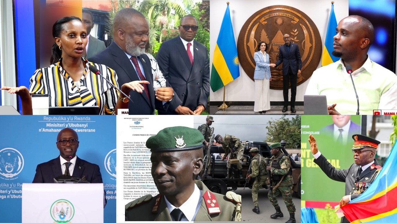 KOMISERI W'UBUMWE BW'IBURAYI YAHUYE NA M23/  UBUFATANYE BWA RDC N'AMERICA MUBYA GISIRIKARE/ AGAHENGE