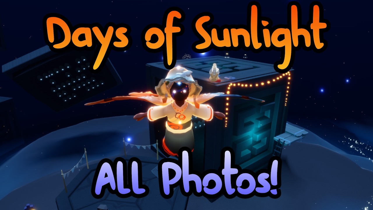 My FIRST Days of Sunlight - ALL PHOTO LOCATIONS - Sky: Children of The Light