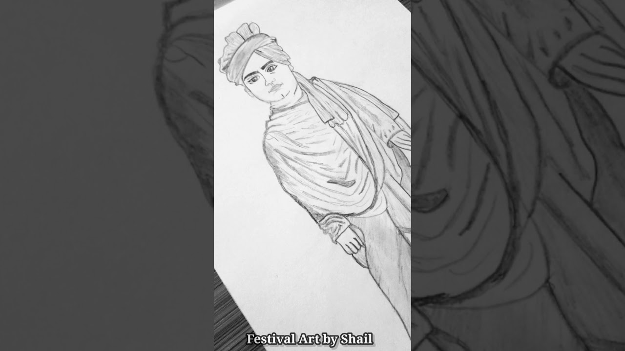 Swami_Vivekananda_drawing_____sketch✍️ || #youthday✊ || #shorts #art🖌️ #swamivivekanandajayanti ||