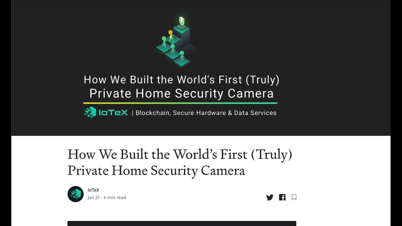IoTeX Token Swap I Staking with native IOTX I Privacy & Security of Ucam I EP 78