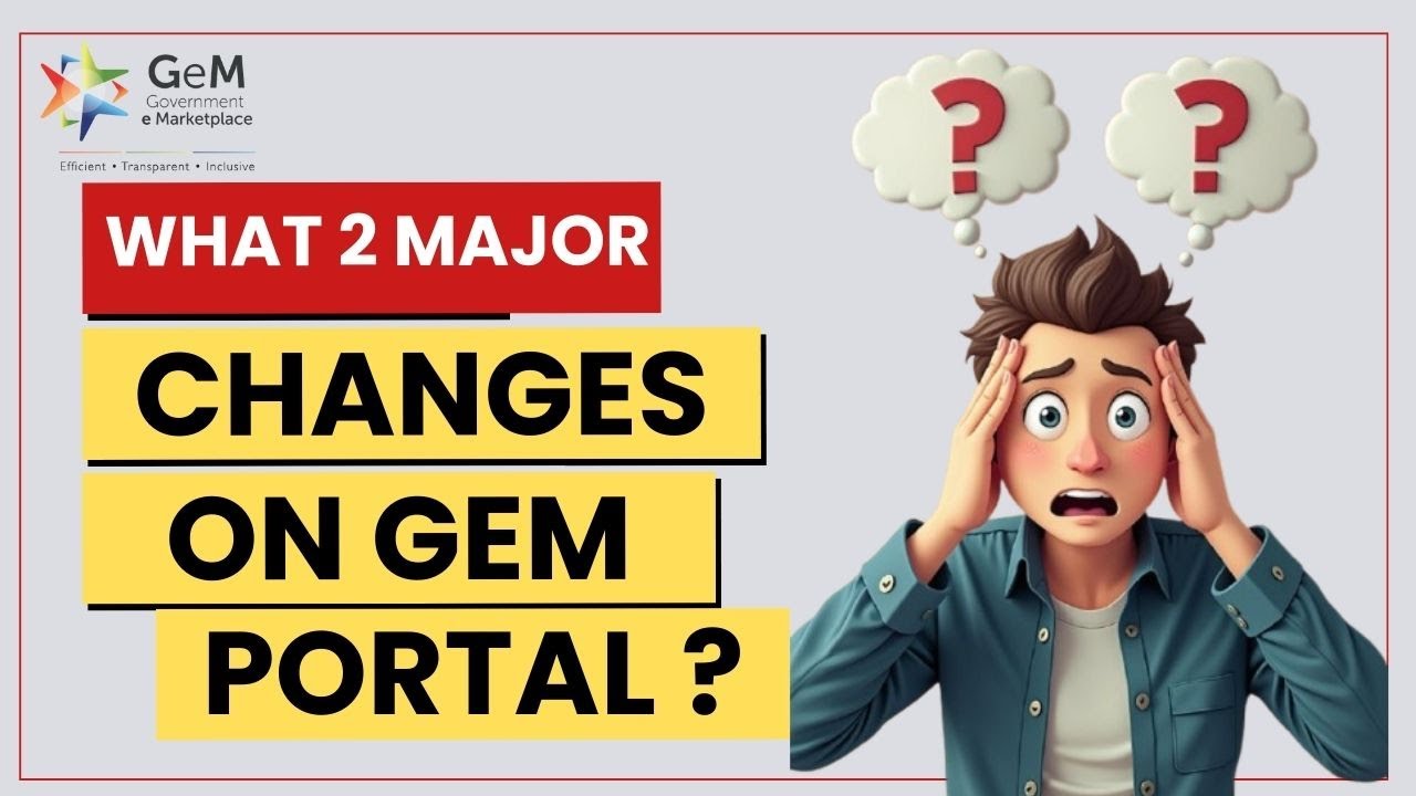 GeM New Update Today! | 2 Major Changes in 2026 (Must Watch) | Don’t Miss These Changes! #gemportal
