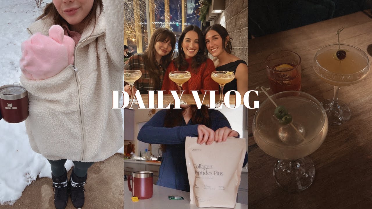 VLOG | slow morning, returning to the nicu/life chat, quince wellness, self-care, girls night out!
