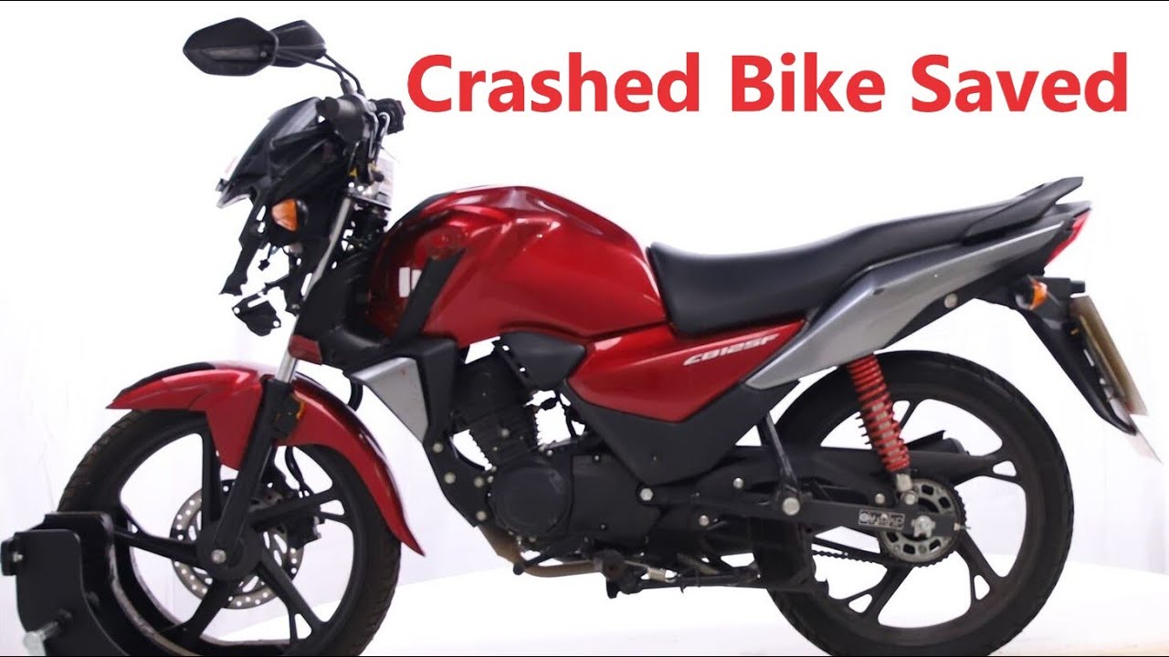 Crashed Honda CBF125 2022 Rebuilt in 7 Mins