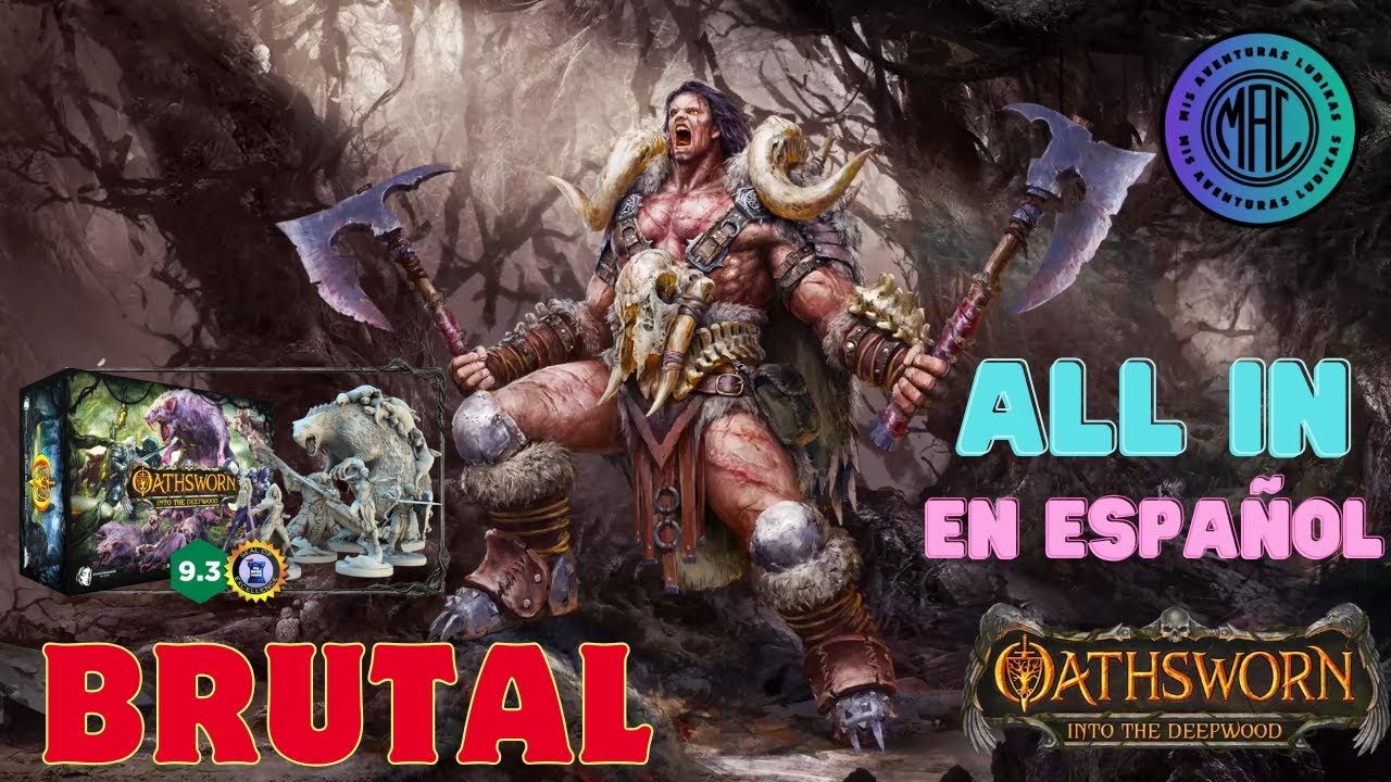 OATHSWORN ALL-IN Y EN ESPAÑOL ¿EL BOSS BATTLE DEFINITIVO? - JUEGOS DE MESA