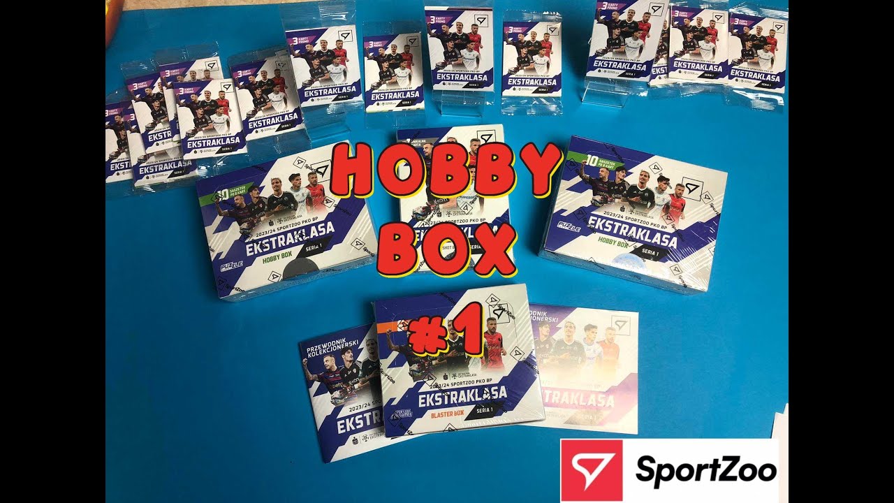 Otwieram Hobby Box Ekstraklasa 2023/24 są autografy i inserty !!!