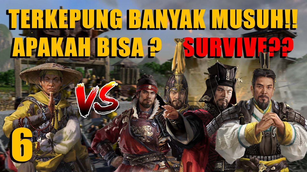 Alamak Terkepung Legenda Three Kingdoms! | Total War Indonesia