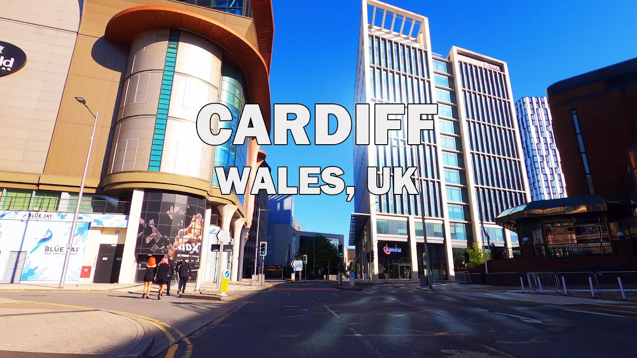 Cardiff, Wales, UK - Driving Tour 4K