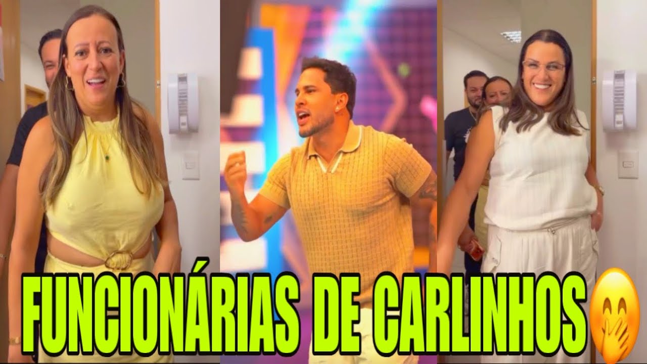LUCAS GUIMARÃES RECEBEU AS FUNCIONÁRIAS DE CARLINHOS MAIA NO SBT 😱😍