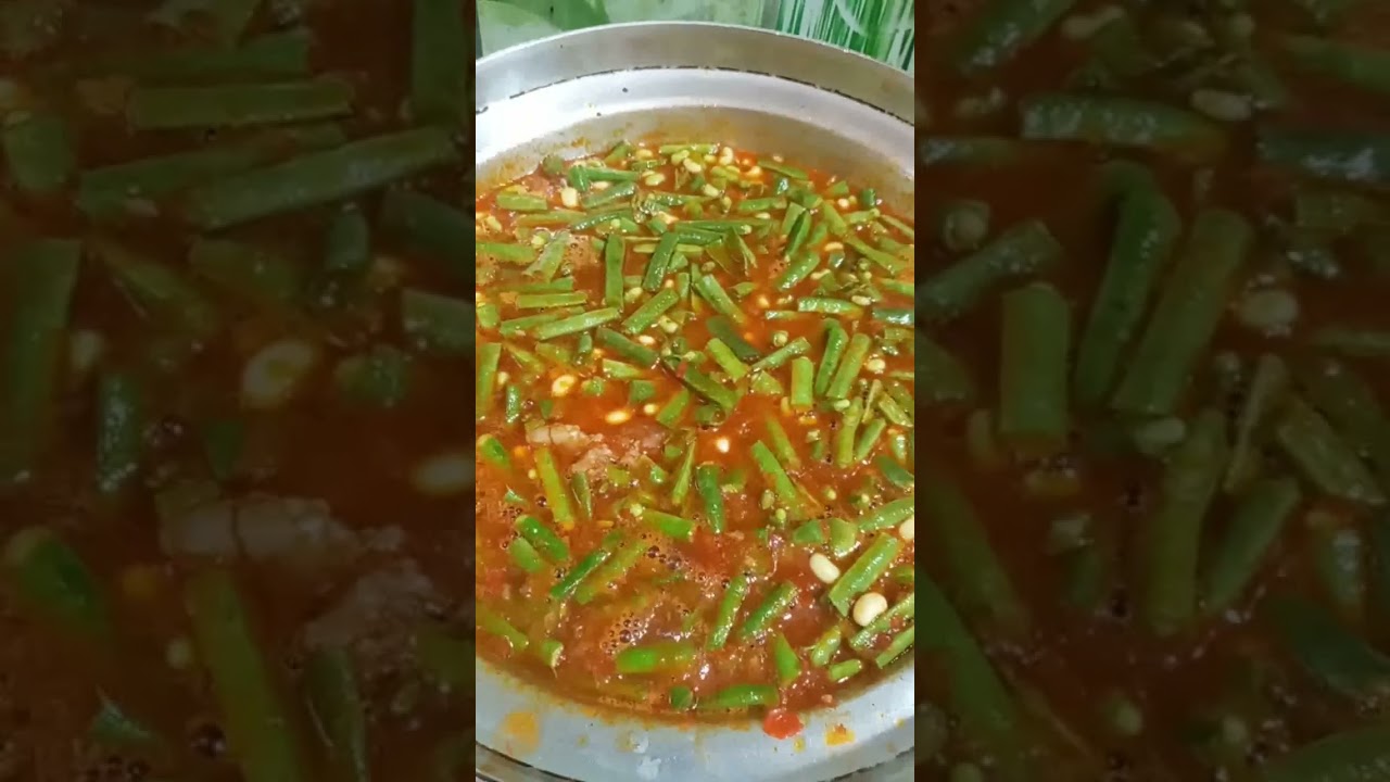 ❤🤍❤ لوبيا خضراء اكله الصعايده بالصحه والهنا