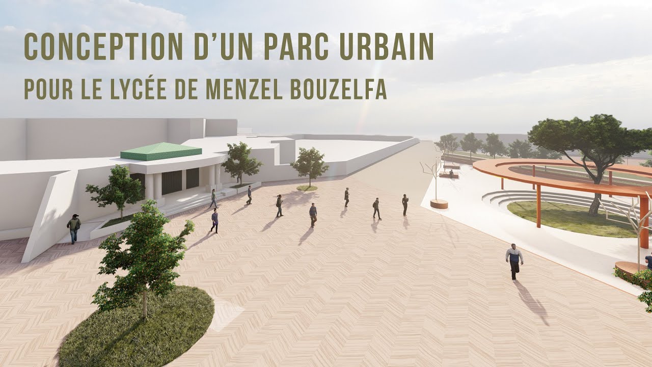 Verte sans verdure! I Conception du premier Parc Urbain à Menzel Bouzelfa
