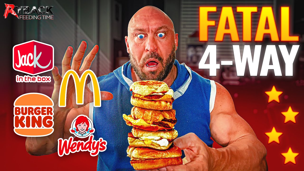 Best Fast Food Breakfast Sandwich Fatal 4 Way!