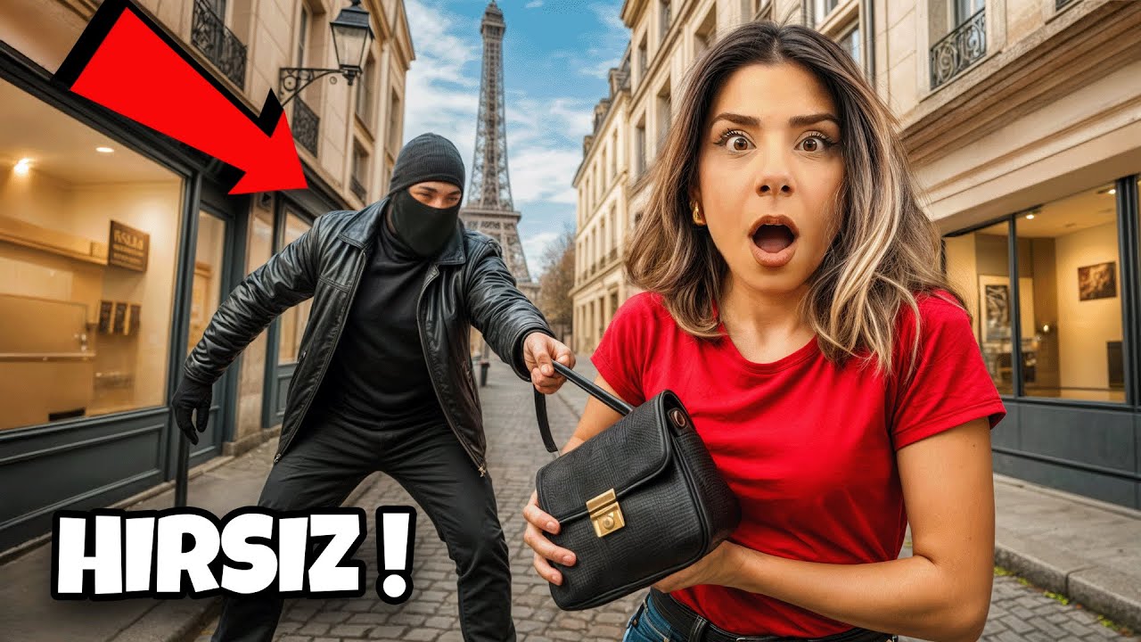 PARİS &lsquo;TE &Ccedil;ANTAMI &Ccedil;ALDILAR ! Pınar ve Burak