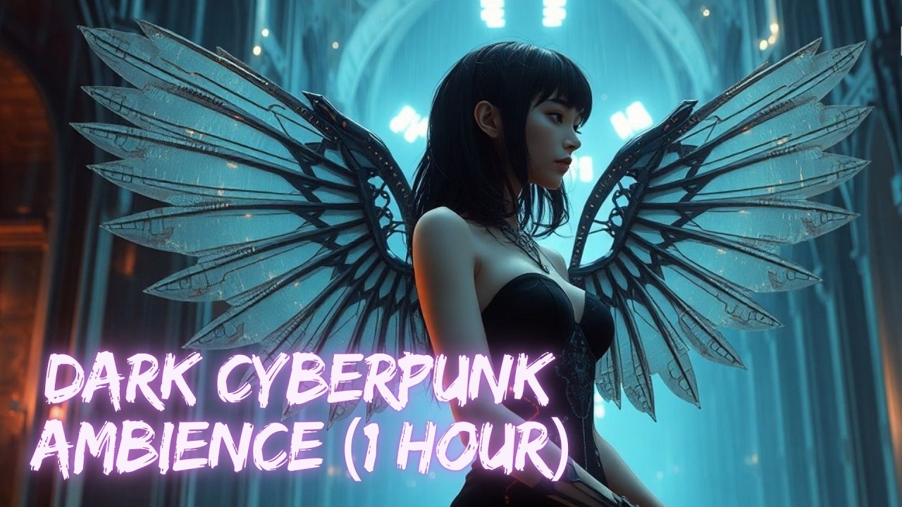 Dark Cyberpunk Ambience • 1 Hour of Neon Noir Synth for Focus & Relaxation