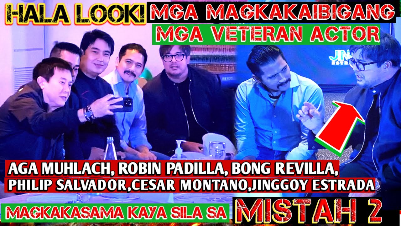 Wow! Aga Muhlac,Robin Padilla,Bong Revilla,Philip,Cesar Montano,Estrada Mistah 2