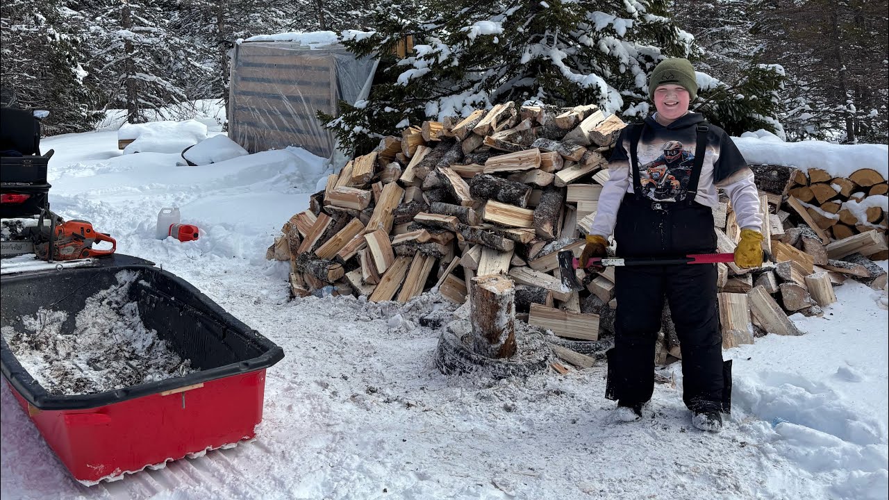 Our last run for the 2026 season an over nighter hauling wood for the cabin! Also predator around 