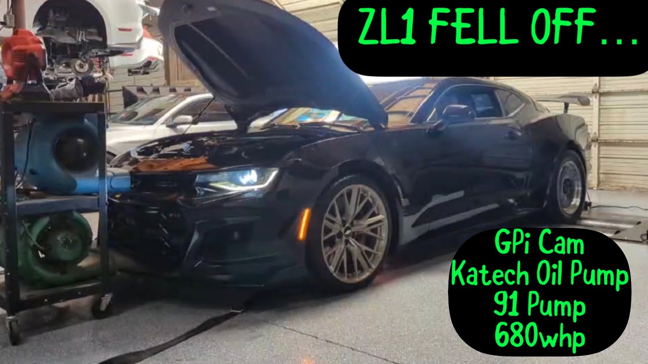 ZL1 Fell Off The Tow Truck Onto The Dyno 