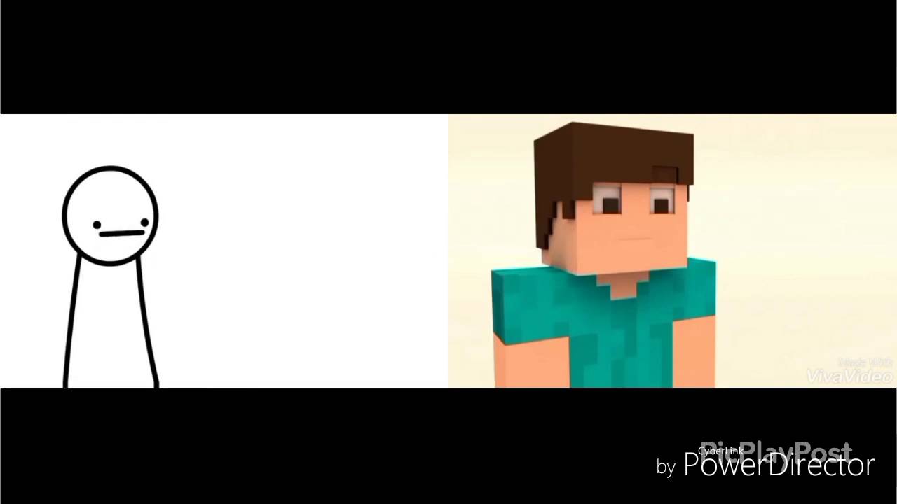 Asdfmovie7 (Original vs Minecraft version)