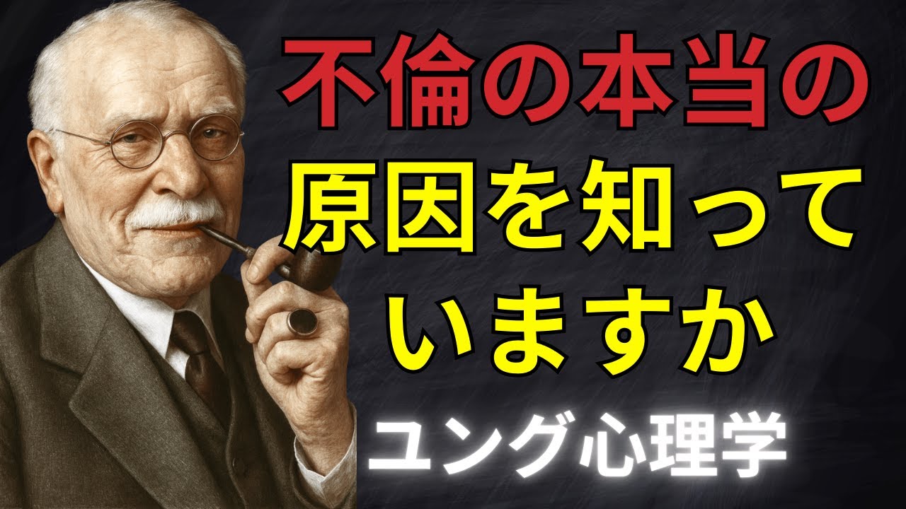 カールユングが解き明かす 不倫の根本原因と人間の心の闇