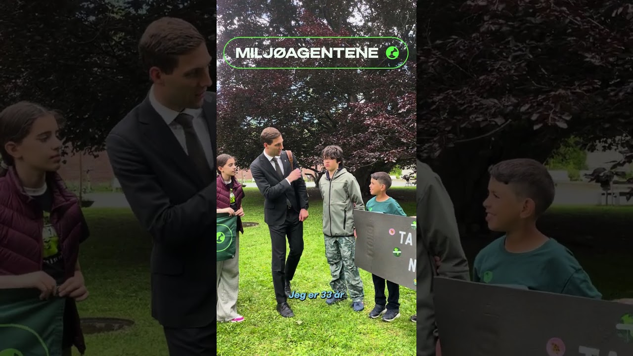 Hva er DIN viktigste milj&oslash;sak? 🌍 Disse milj&oslash;agentene snakket om sine med klima- og milj&oslash;ministeren!🔥