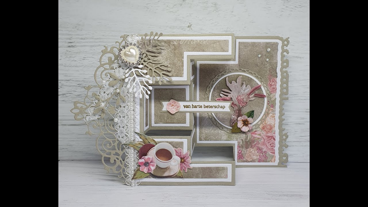 facebooklive vouw kaarten met de cardshapes SL-ES-CD123 EN SL-ES-CD125 van Studiolight