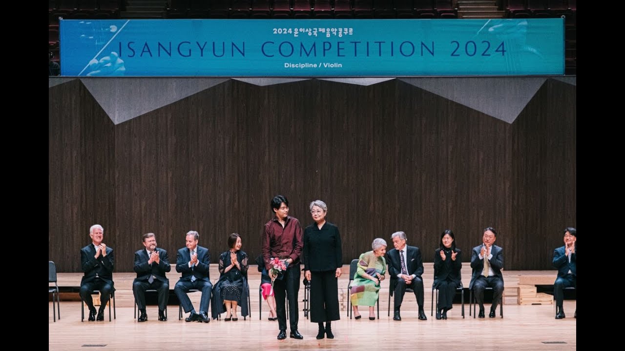 'Isang Yun Prize' Winner, Jake Dongyoung Shim 심동영 plays Isang Yun Violin Concerto No. 3 (1992)